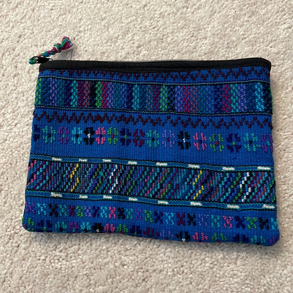 Embroidered pouch